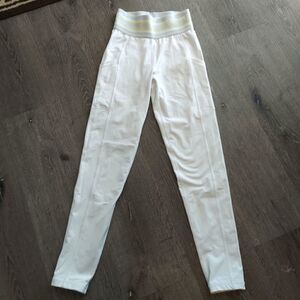Aerie Move White High Waisted 7/8 Legging Small